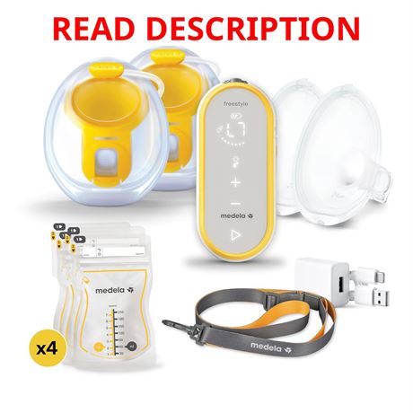 Medela Freestyle Hands-Free Double Electric Breast Pump with Wearable Cups
