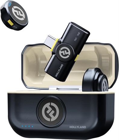 Hollyland Lark M2 Wireless Mic for iPhone/Android, 304.8m, Hi Fi