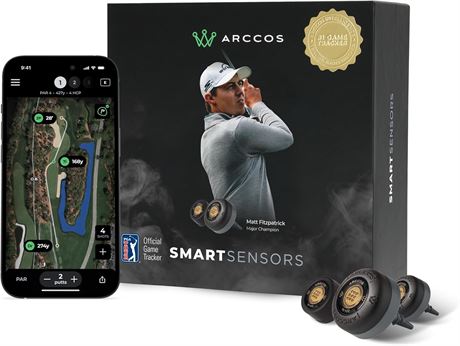 Arccos Smart Sensors: Golf Game Tracking, AI Caddie & Rangefinder