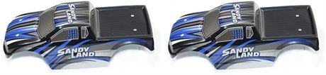 Ancalos 2X PX9300-23 RC Car Body Shell for Deerc 9300 1/18