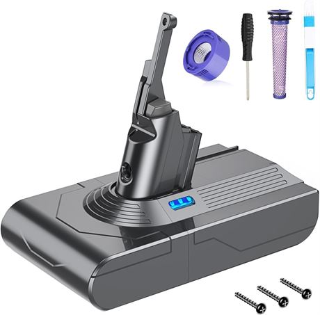 6.0Ah V8 Battery FLYLINKTECH for Dyson V8