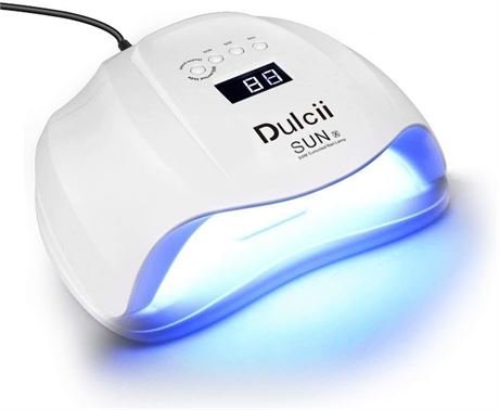 Dulcii 54W Nail Dryer UV/LED Gel Polish Auto-Sensing Lamp, 36-LED, 365/405nm