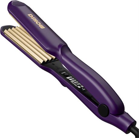 Fer gaufrant cheveux DSHOW titane céramique volume - Violet