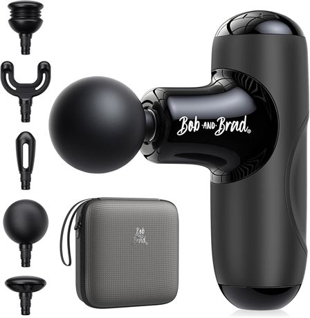 BOB AND BRAD Q2 Mini Massage Gun Pocket-Sized Powerful Black