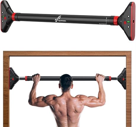 Sportneer Pull Up Bar, Adjustable Width Chin Up Bar for Home Fitness