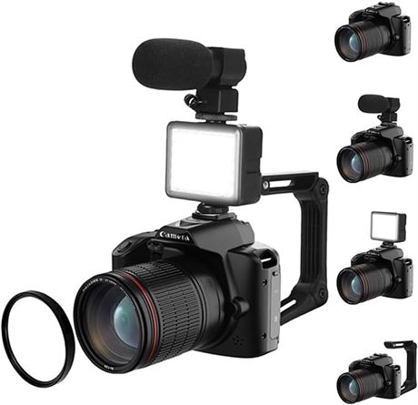Appareil photo L900 D5 pour enfants, vision nocturne, 64 MP, WiFi