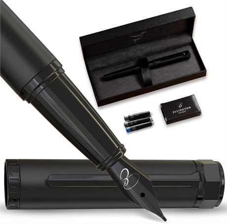 Ellington Pens: Stylo plume luxe, convertisseur, 3 cartouches encres.