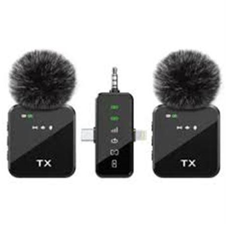 Micro cravate sans fil Opakit 2-en-1 portée 100m 9h réduction bruit