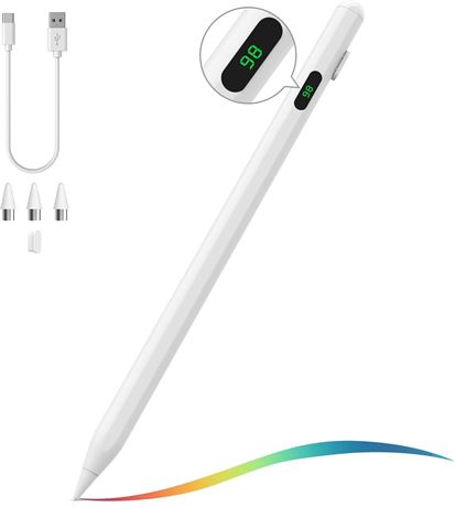 MoKo Stylus Pen Universal Active Stylus for iPad/iPhone/Samsung Non-S Pen White