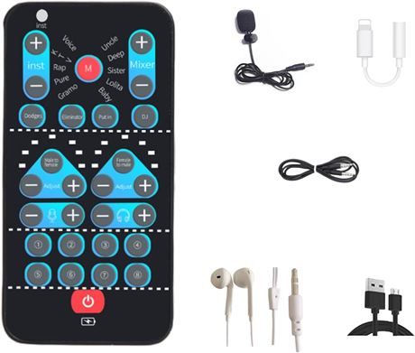 Changeur voix portable HD M10 iPhone temps réel jeux streaming