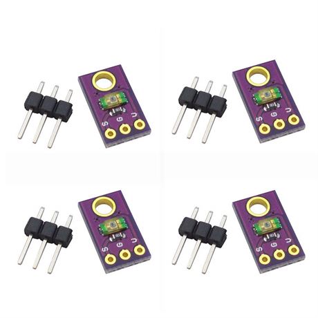 4PCS TEMT6000 Light Sensor Modules for Arduino Projects
