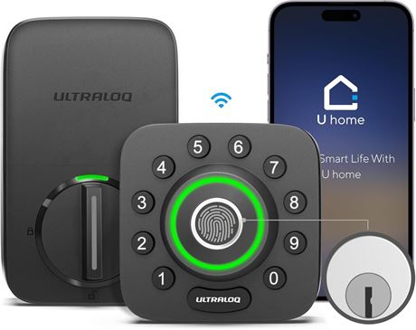 Serrure connectée ULTRALOQ U-Bolt Pro WiFi 8-en-1 avec capteur porte