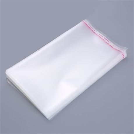 EsseWise 500pcs 4x6" Self Adhesive Cellophane Bags Resealable Clear Cello Bags