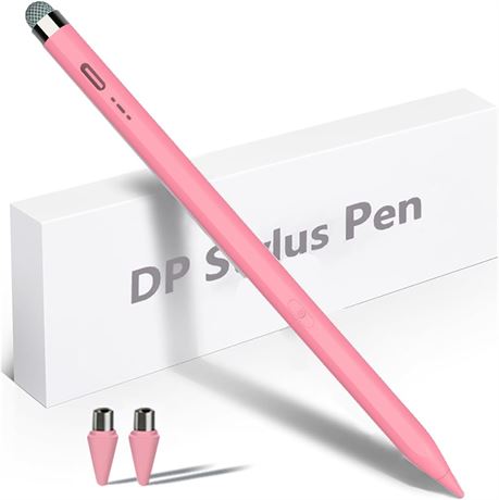 2-in-1 Stylus Pen for Samsung Tab A9/A8/A7 with Fast Charge Pink