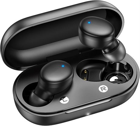 MPOW Bluetooth 5.3 Wireless Earbuds Deep Bass Mic Lightweight Sports Headset