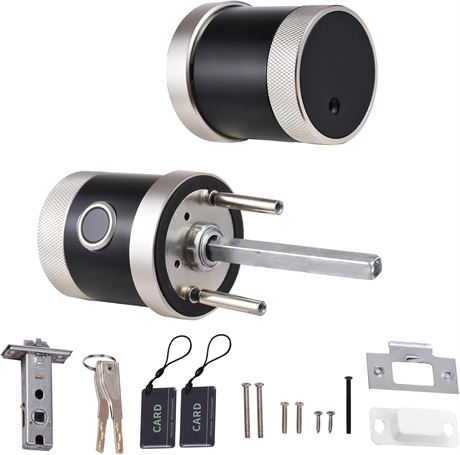 Fingerprint Door Lock Knob 5-in-1 Keypad Smart Lock for Home & Office