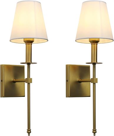 Permo Hardwired Vintage Wall Fixture, 1-Light Lampshade Antique-2