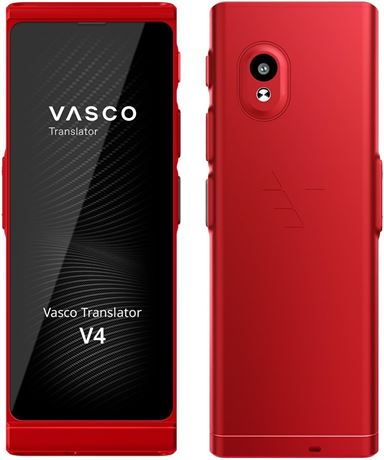 Vasco V4 Language Translator 108 Languages Free Internet 200 Countries Ruby Red