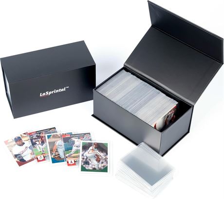 Protèges cartes LASPRINTAL 100 toploaders 3x4 transparents qualité premium