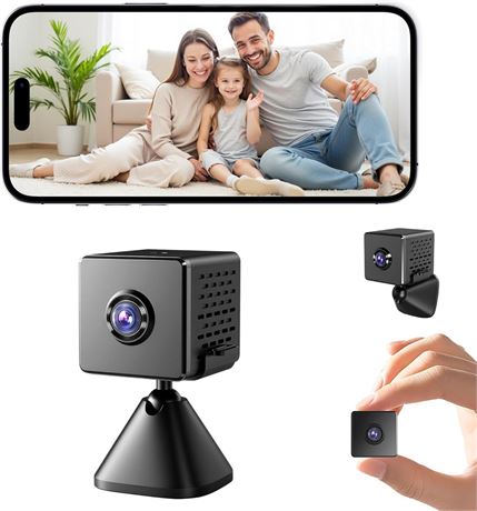 2026 Upgraded 4K Plug-in Mini WiFi Indoor Camera with Motion Detection