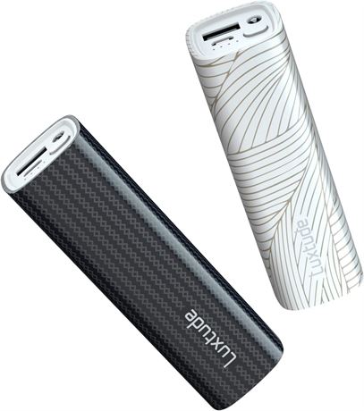 Chargeur Luxtude 2x5000mAh, lampe intégrée, mini power bank