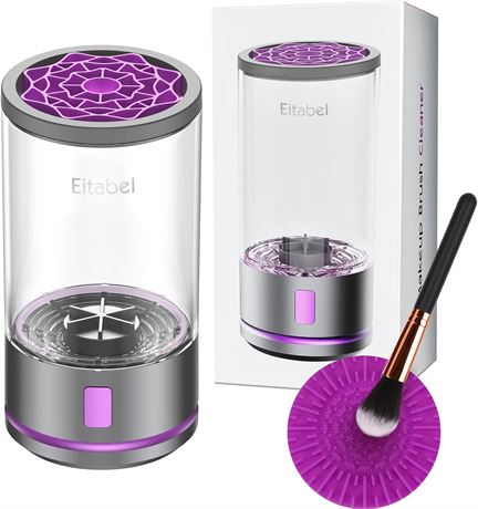 Nettoyeur brosse maquillage électrique 2-en-1 séchage lavage