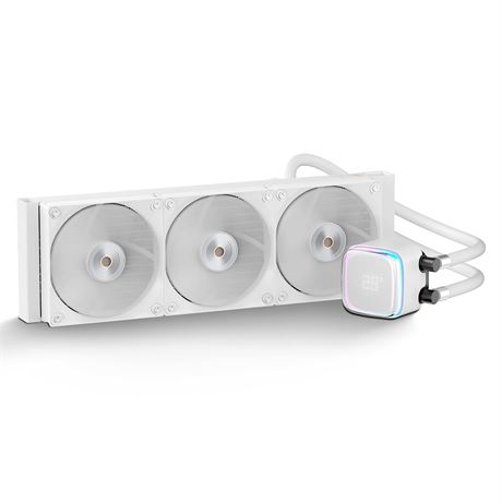 Iota L36 WH 360mm AIO CPU Cooler with Display ARGB