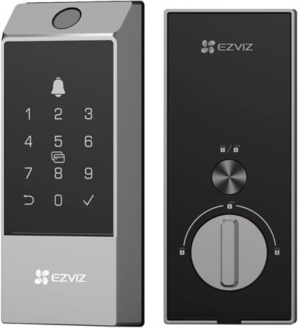 EZVIZ Security Smart Lock Deadbolt 2-in-1 Doorbell/Fingerprint Entry