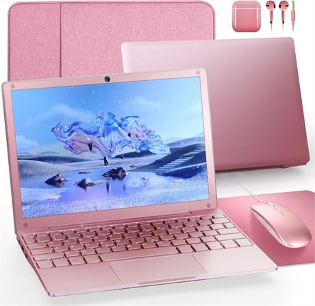G-Anica 10" Laptop Intel Celeron N4020 8GB RAM 128GB Win11 Bundle