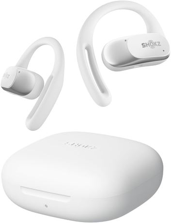 SHOKZ OpenFit Air True Wireless Open-Ear Headphones White Water Resistant