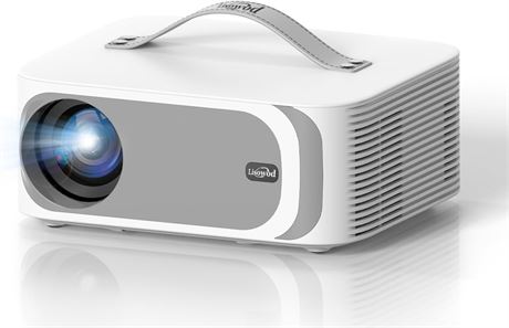 Lisowod 2025 Portable 4K Projector, HDR10+, BT 5.2, WiFi 6, 30W Audio