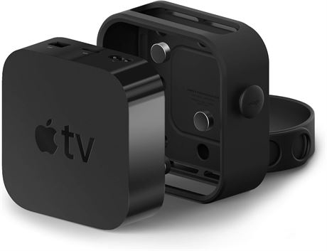 elago Apple TV Mount with 3 Mounts (Magnet, Hang, Screw) for Apple TV 4K/HD