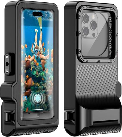 Coque étanche smartphone plongée tactile photo vidéo jusqu’à 6.9"
