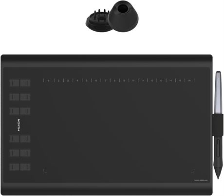 HUION Inspirory H1060P Drawing Tablet 10x6.25 8192 Pressure Stylus PC/Mac