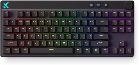 MCHOSE Mix 87 TKL Wired Gaming Keyboard with Hall Effect Switches, RGB