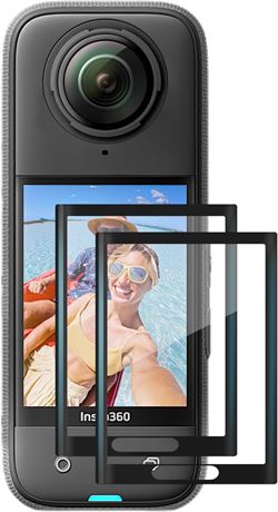 Film protecteur Amazear écran Insta360 X5/X4 lot 2 verre trempé