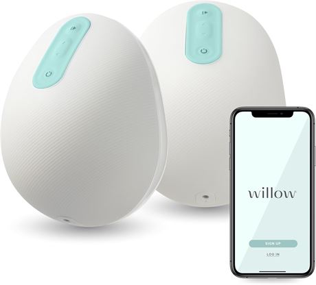 Willow 3.0 Wearable Breast Pump, Cordless, Hands-Free, 9-Level, 24mm Flange
