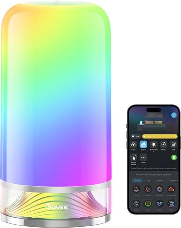 Govee Lampe RGBIC tactile compatible Matter/Alexa, 64 modes