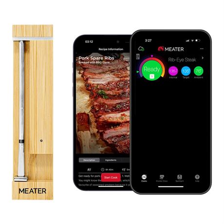 MEATER Pro: Smart Bluetooth Meat Thermometer, 550 C Heat-Resistant
