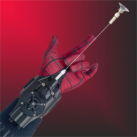 Spider Web Shooter jouet lance-toiles enfant super-héros - Noir