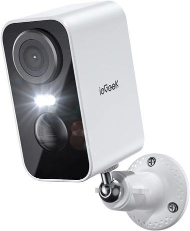 ieGeek caméras sécurité WiFi 2K sans fil batterie vision couleur