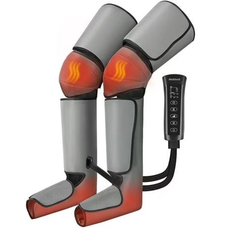 Nekteck Leg Massager, Air Compression (Foot/Calf/Thigh), 2 Heat