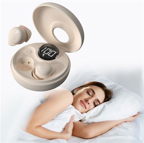 ANSTEN Invisible Sleep Earbuds, Noise Cancelling, Side Sleeper Mini Earphones