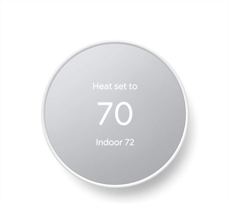 Google Nest Thermostat   Thermostat intelligent   WiFi programmable   Neige