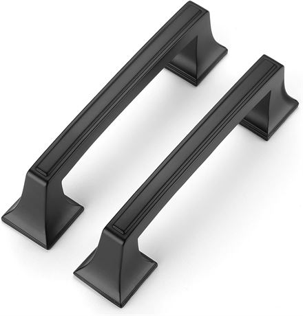 Poignées Meubles Noires Goldenwarm 10pcs 3”