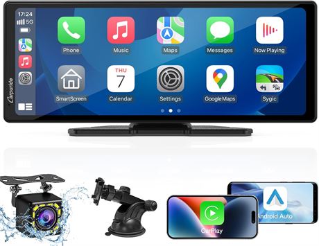 CARPURIDE 9.3" CarPlay Screen Wireless/Wired CarPlay Android Auto