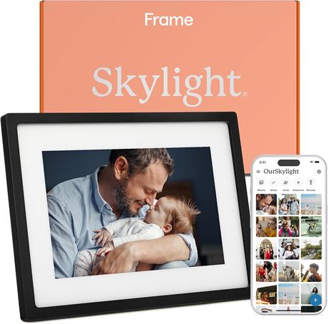 Skylight Cadre Photo Numérique WiFi 10" Écran Tactile Envoi Email