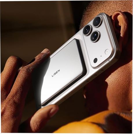 LISEN MagSafe Power Bank Slim for iPhone 17 Pro Max, 5000mAh, Gray