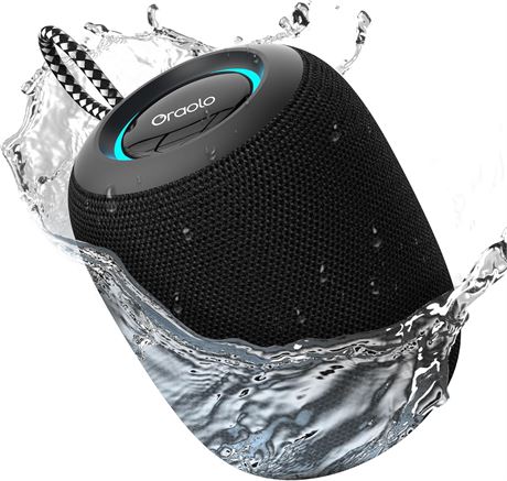 Oraolo enceinte Bluetooth IPX7 étanche 16W LED 30h autonomie