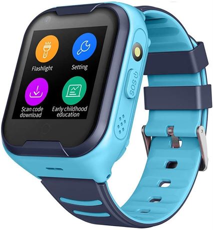 4G GPS Kids Smart Watch Waterproof, GPS Tracker, Touch Screen, SOS, Pedometer